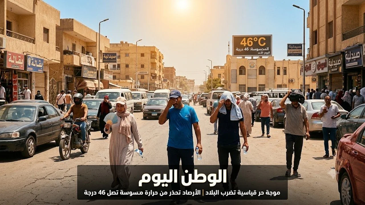 تحذير من ارتفاع الحرارة في البلاد إلى 46 درجة اليوم الأحد